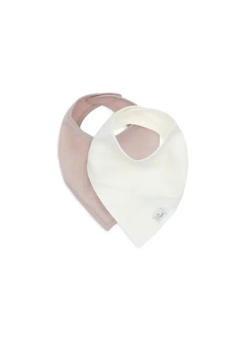 Jollein Jollein Slab Bandana Hydrofiel - Wild Rose/Oatmeal - 2 Stuks