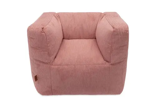 Jollein Jollein Fauteuiltje Beanbag corduroy wild rose