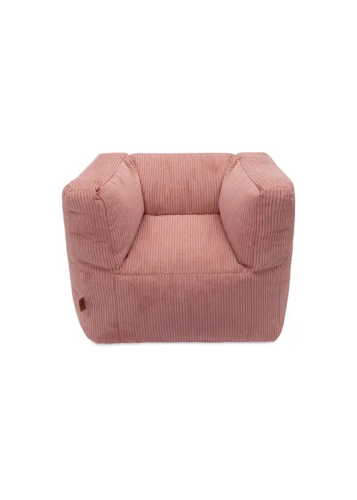 Jollein Jollein Fauteuiltje Beanbag corduroy wild rose