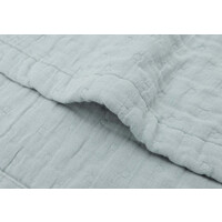 Jollein Deken Hydrofiel 75x100cm Jacquard - Sea Green - GOTS
