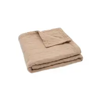 Jollein Deken Hydrofiel 75x100cm Jacquard - Biscuit - GOTS