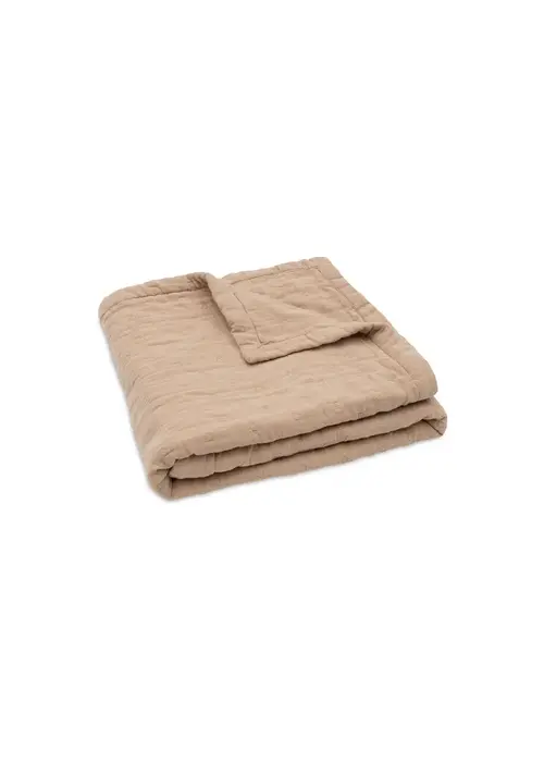 Jollein Jollein Deken Hydrofiel 75x100cm Jacquard - Biscuit - GOTS