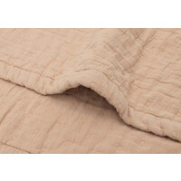Jollein Deken Hydrofiel 75x100cm Jacquard - Biscuit - GOTS
