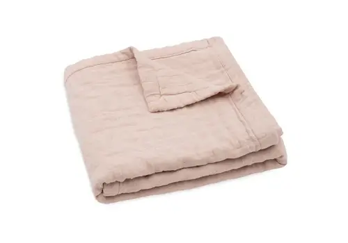 Jollein Jollein Deken Hydrofiel 75x100cm Jacquard - Wild Rose - GOTS