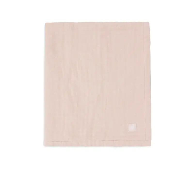 Jollein Deken Hydrofiel 75x100cm Jacquard - Wild Rose - GOTS