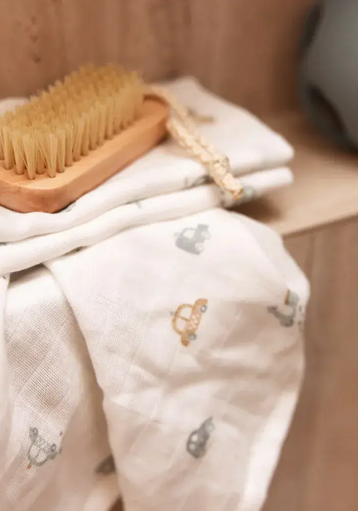 Jollein Hydrofiel Monddoekje 31x31cm - On The Go - 3 Stuks