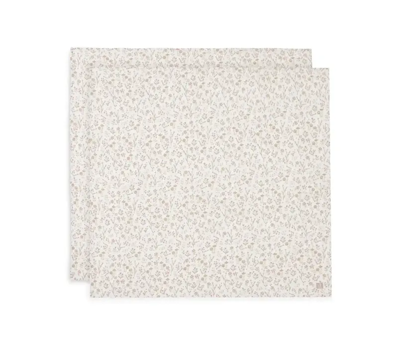 Jollein Hydrofiele Doek Large 115x115cm - Bloomy - 2 Stuks
