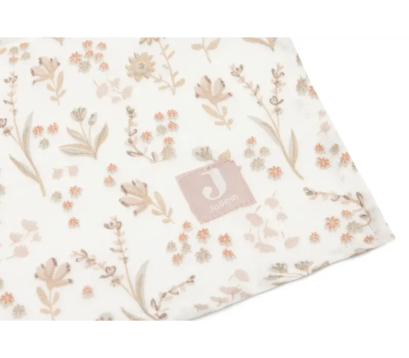 Jollein Hydrofiele Doek Large 115x115cm - Bloomy - 2 Stuks