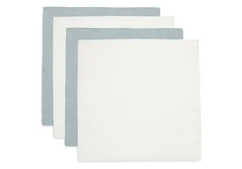 Jollein Jollein Hydrofiele Doek Small 70x70cm - Sea Green/Ivory - 4 Stuks