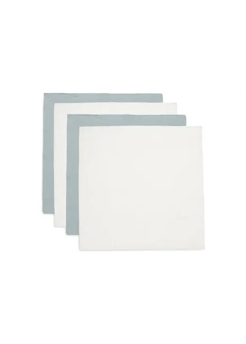 Jollein Jollein Hydrofiele Doek Small 70x70cm - Sea Green/Ivory - 4 Stuks