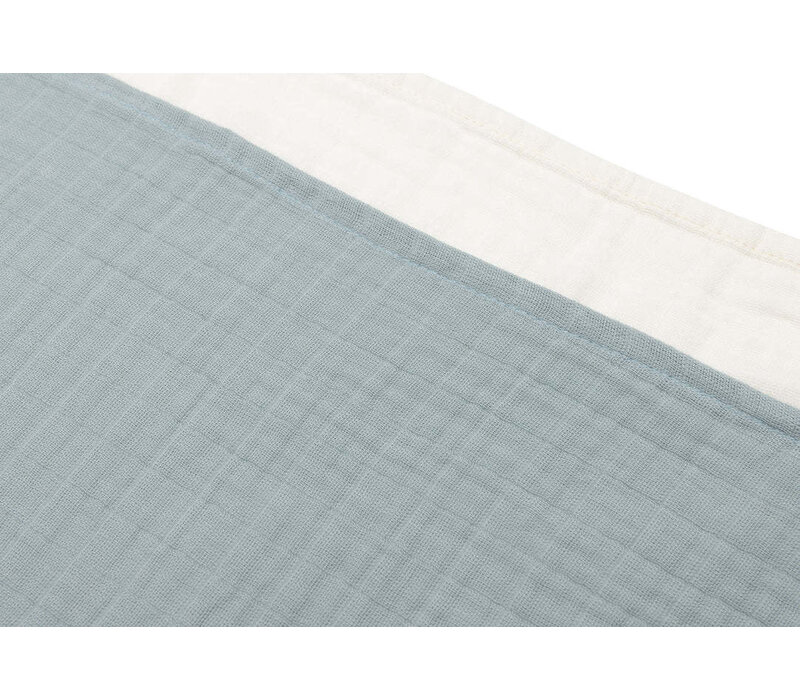Jollein Hydrofiele Doek Small 70x70cm - Sea Green/Ivory - 4 Stuks