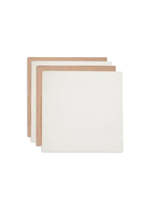 Jollein Jollein Hydrofiele Doek Small 70x70cm - Biscuit/Ivory - 4 Stuks