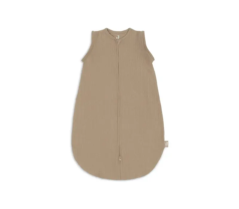 Jollein Slaapzak met Afritsbare Mouw Rond Ajour - Biscuit