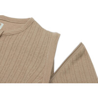 Jollein Slaapzak met Afritsbare Mouw Rond Ajour - Biscuit