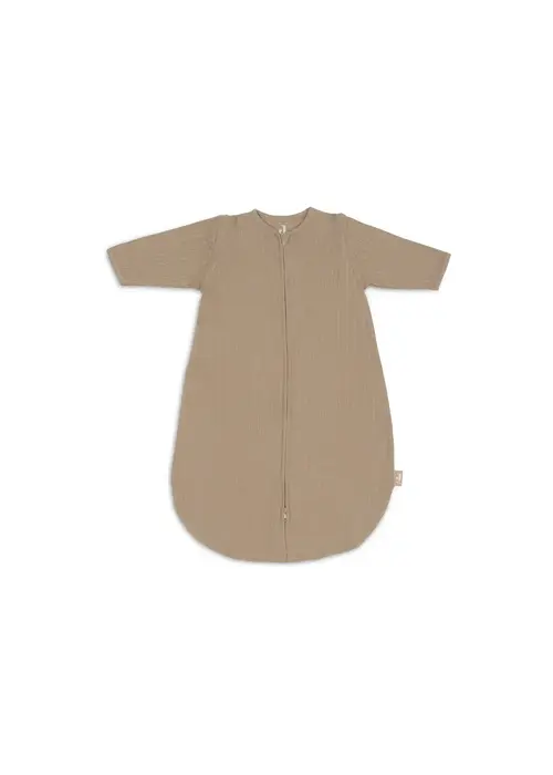 Jollein Jollein Slaapzak met Afritsbare Mouw Rond Ajour - Biscuit