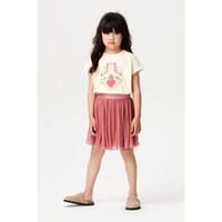 Noppies Girls Tee Naverre short sleeve Fog