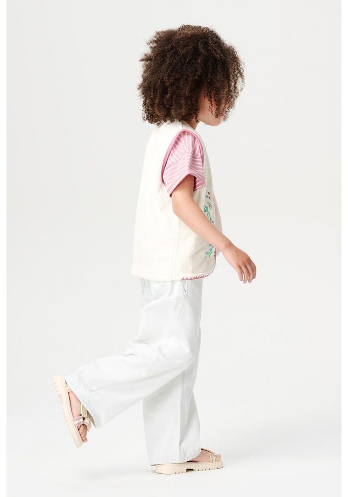 Noppies Girls Denim Pants Nicholson wide leg Light Wash Denim