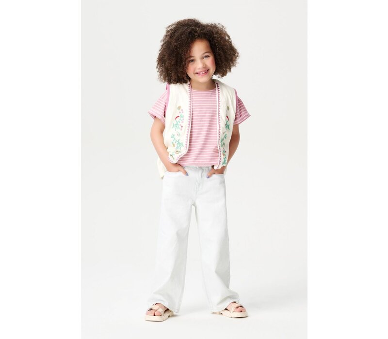 Noppies Girls Denim Pants Nicholson wide leg Light Wash Denim