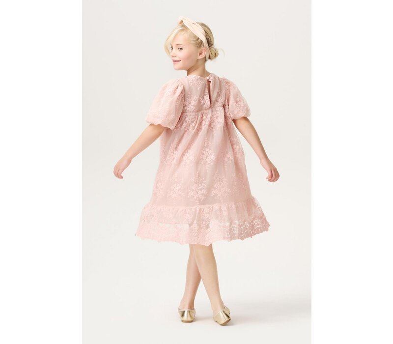 Noppies Girls Dress Mena short sleeve Evening Sand