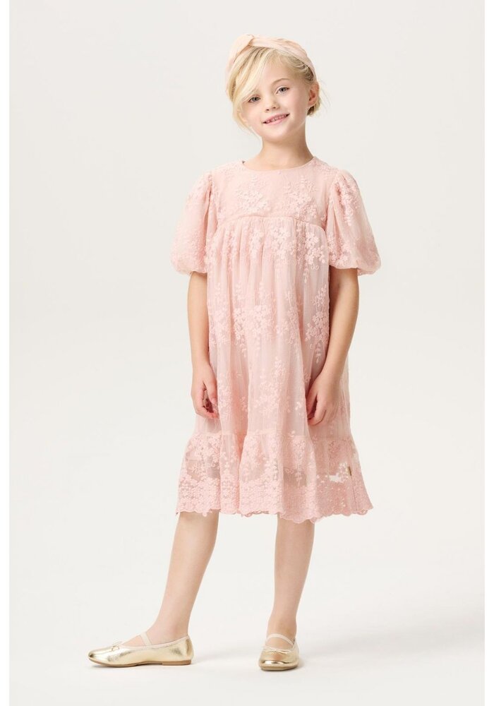 Noppies Girls Dress Mena short sleeve Evening Sand