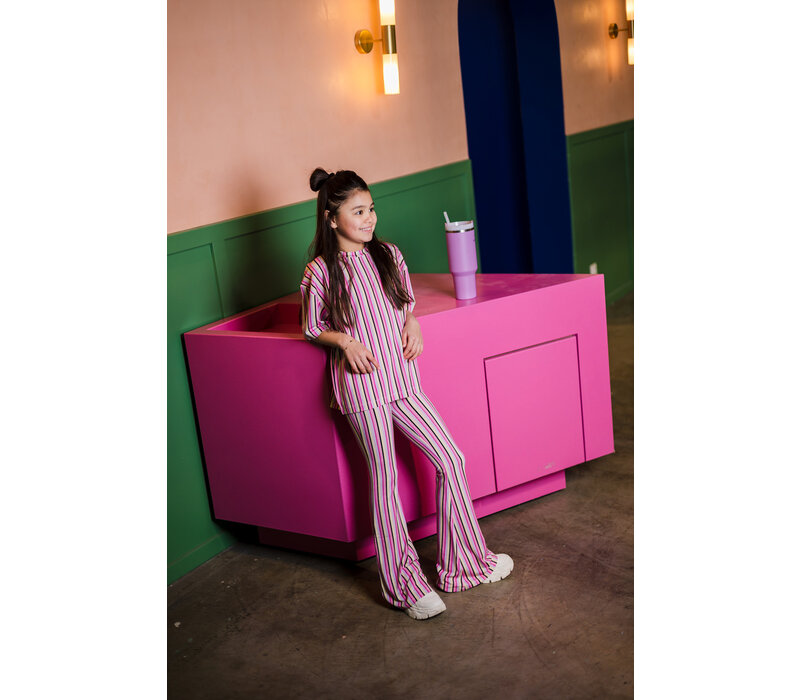 Salty Stitch Salty Stripes flared legging