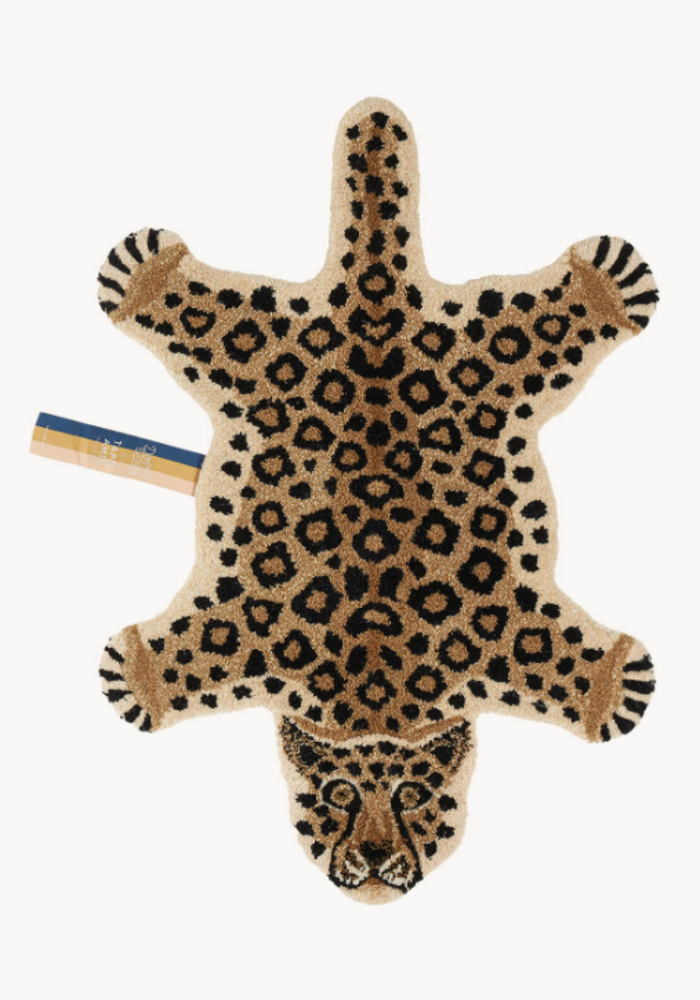 Doing Goods vloerkleed Loony Luipaard Klein