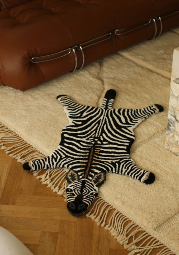 Doing Goods vloerkleed Zebra small