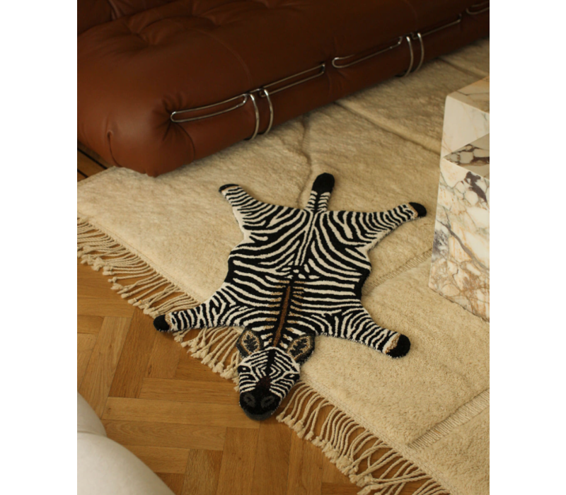 Doing Goods vloerkleed Zebra small