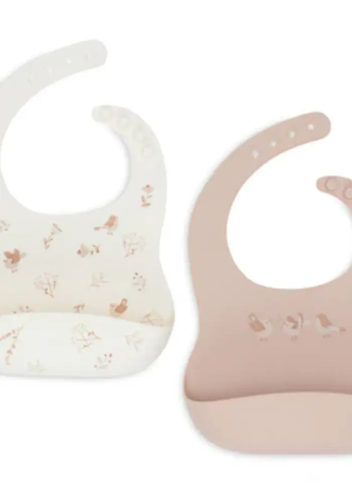 Jollein Slab Siliconen 2 Pack Lovely Birds