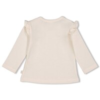 Feetje Longsleeve ruches - Starfish Wishes Offwhite