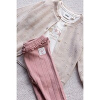 Feetje Longsleeve ruches - Starfish Wishes Offwhite
