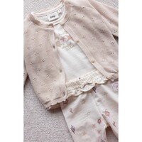 Feetje Longsleeve ruches - Starfish Wishes Offwhite