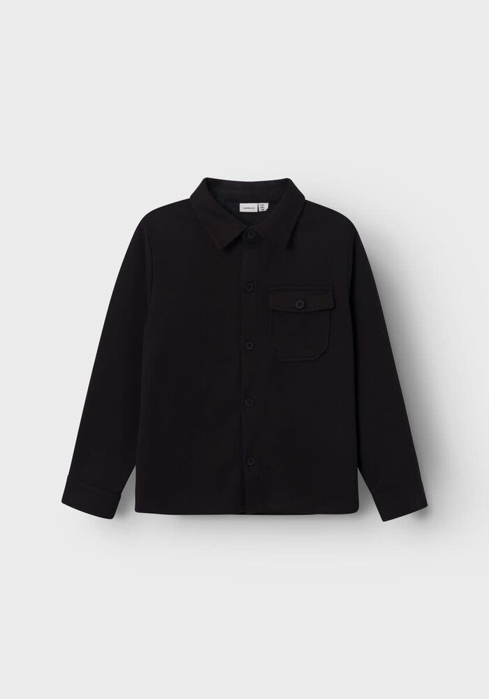 Name it NKMBRASMO LS OVERSHIRT Black