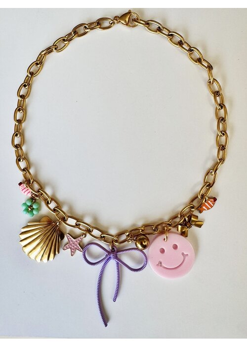 ByMelo ByMelo Ketting met Bedels