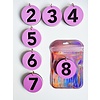 ByMelo ByMelo cijfer 2 Paars Glitter