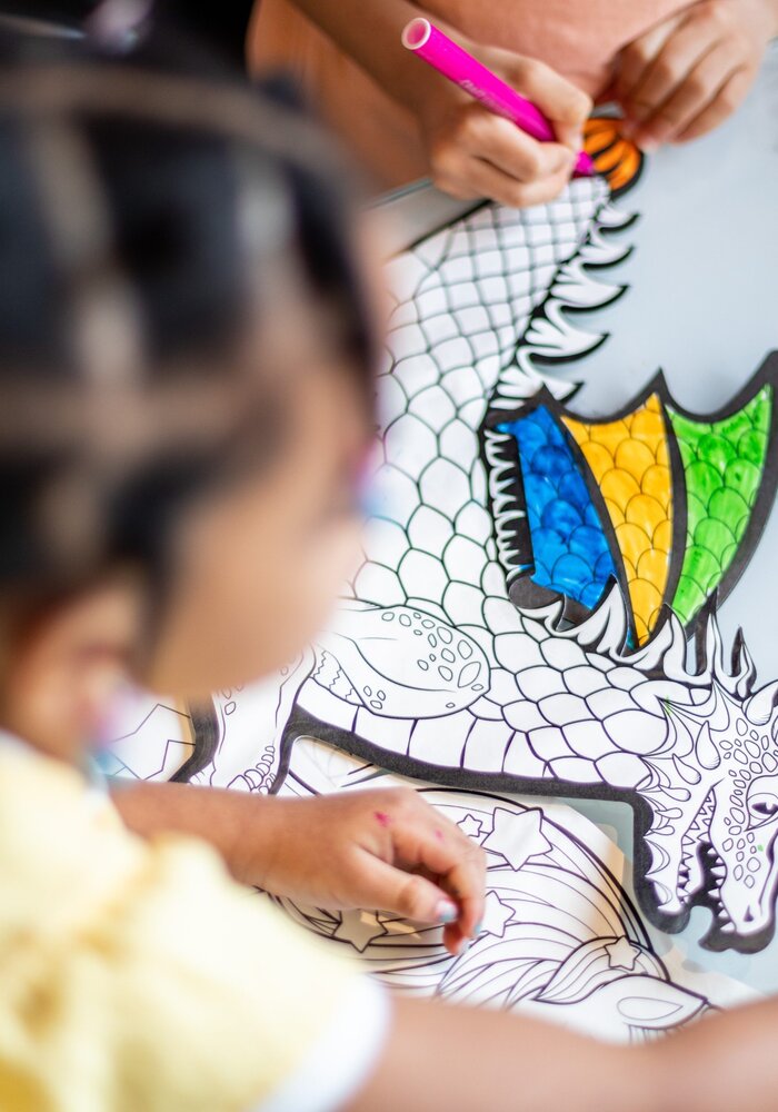 Ara Créative Opblaasbare kleurplaat Draak