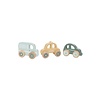 Jollein Jollein Houten Auto Op Wielen (3pack)