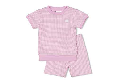 Feetje Feetje Shortama Wafel- Summer Lila Feetje Feetje Shortama Wafel- Summer Lila