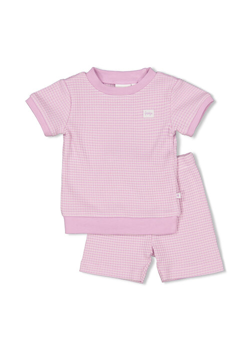 Feetje Feetje Shortama Wafel- Summer Lila