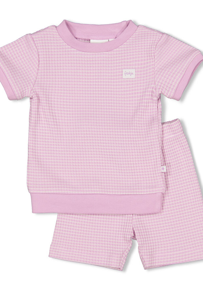 Feetje Shortama Wafel- Summer Lila