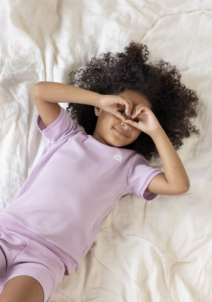 Feetje Shortama Wafel- Summer Lila