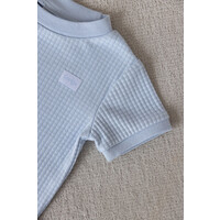 Feetje Shortama Wafel- Summer Babyblue