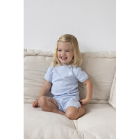 Feetje Shortama Wafel- Summer Babyblue