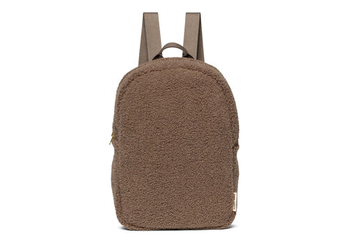 Studio Noos Studio Noos Brown Teddy Midi Backpack