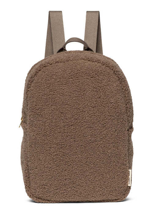 Studio Noos Studio Noos Brown Teddy Midi Backpack