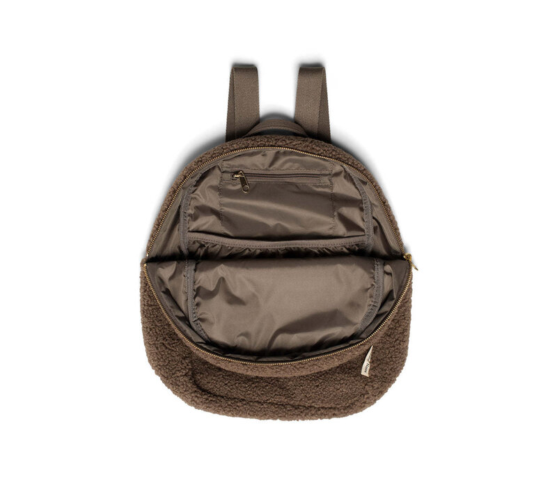 Studio Noos Brown Teddy Midi Backpack