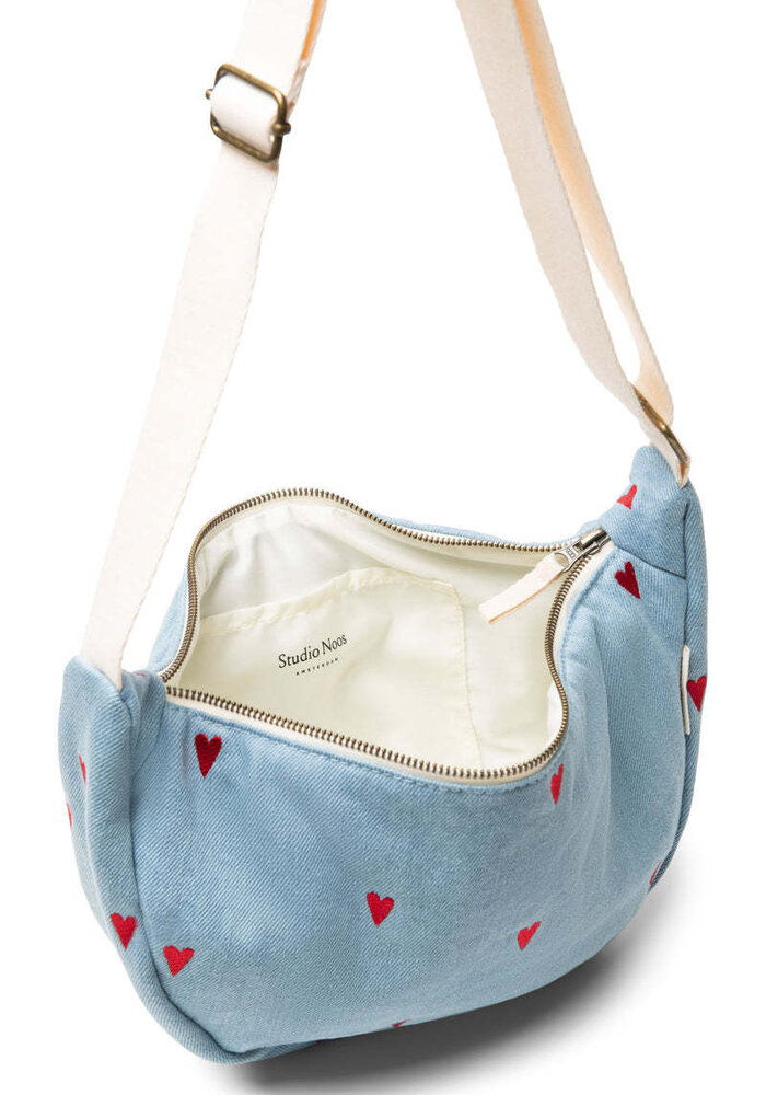 Studio Noos Denim Hearts Adult Fanny Pack