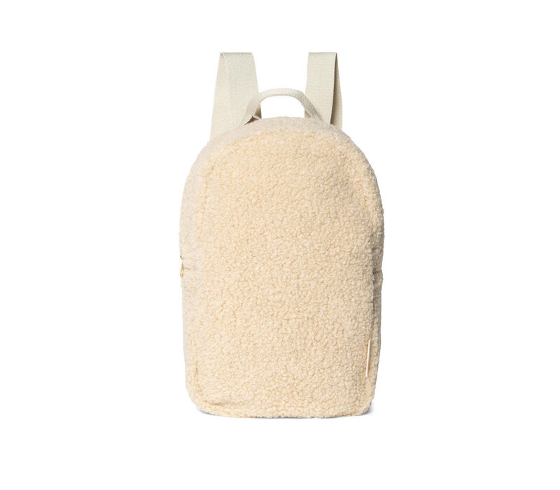 Studio Noos Ecru Teddy Mini Backpack