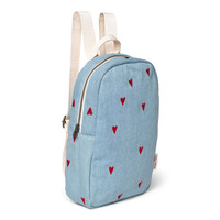 Studio Noos Denim Hearts Mini Backpack