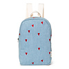 Studio Noos Denim Hearts Mini Backpack